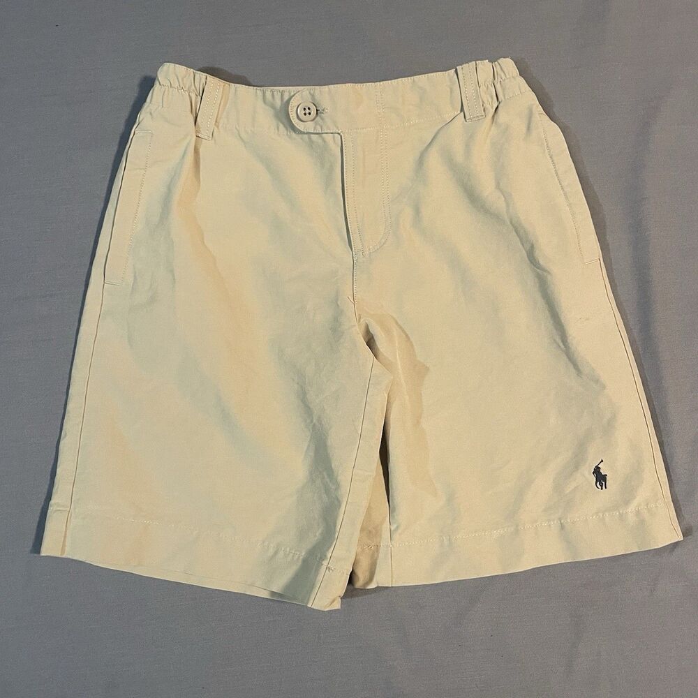 Polo Ralph Lauren Boys Chino Shorts Size 10 Pony Logo Stretchy